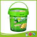 wholesale iml plastic biscuit packaging box/container